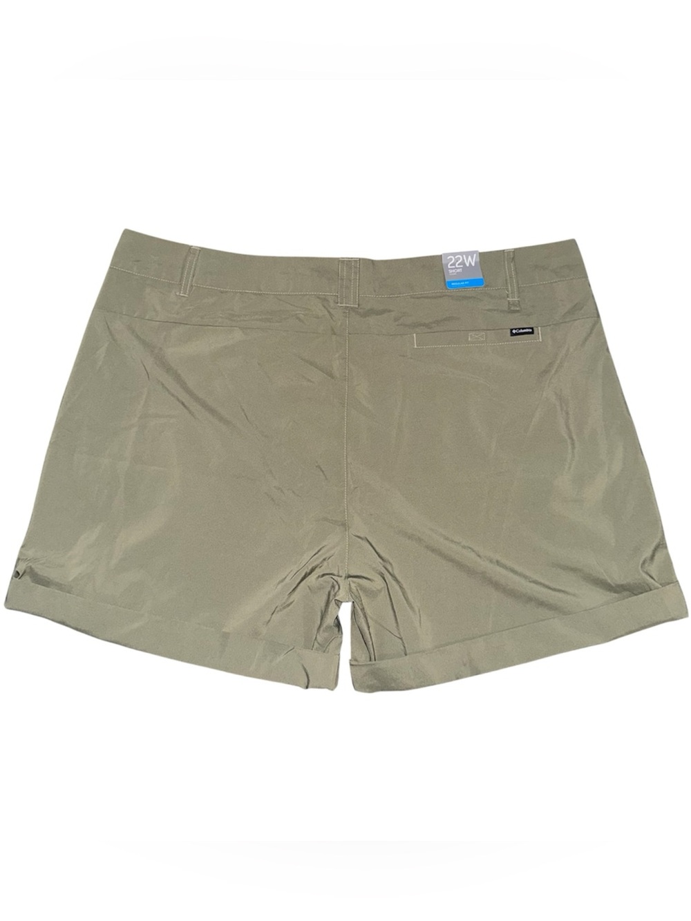 Columbia Silver Ridge Utility Shorts NWT Green Size 22W 4" Hiking Outdoor Active - Picture 2 of 8